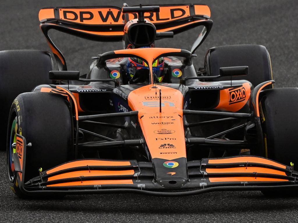 McLaren's Australian driver Oscar Piastri secured another top 10 qualifying time. Picture: AFP