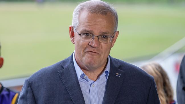 ScoMo admits mistake as election looms