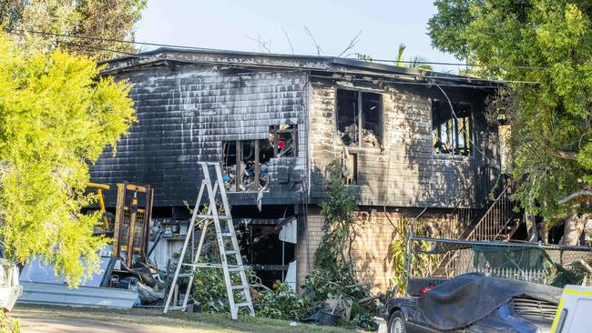 Emergency services at scene of house fire at Nyanza Street, Woodridge, Sunday, September 27, 2020 – Picture: Richard Walker