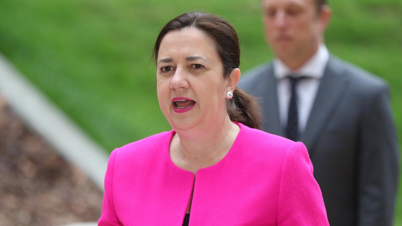 Queensland Premier Annastacia Palaszczuk has deemed two Sydney regions as ‘hotspots’ meaning anyone who has been in the area will need to hotel quarantine upon arrival into the Sunshine State. Picture: Peter Wallis