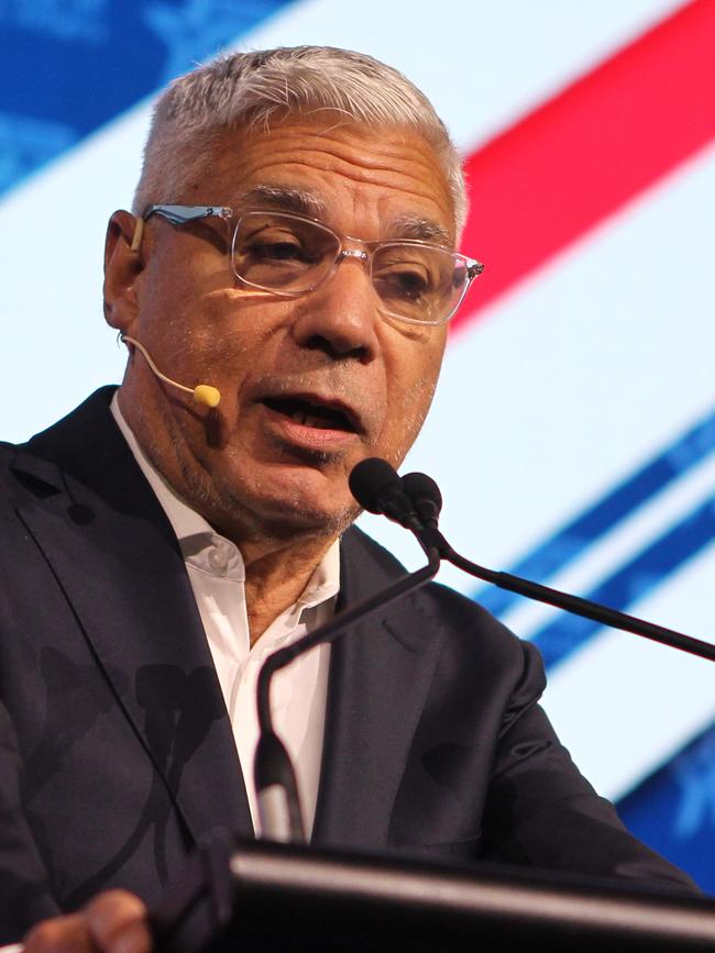 Warren Mundine at the CPAC convention in Brisbane last week. Picture: NewsWire/ Richard Gosling