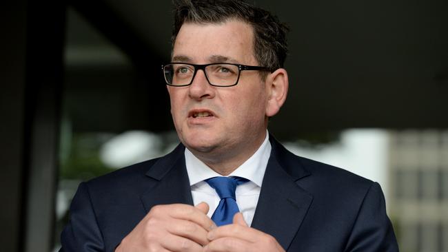 Daniel Andrews says he will serve a full four-year term if re-elected in November. Picture: Andrew Henshaw