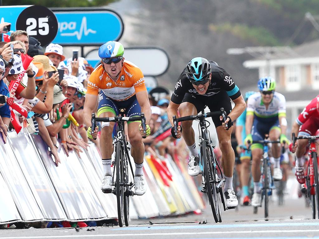 Gerrans wins his second stage. Photo: Sarah Reed.