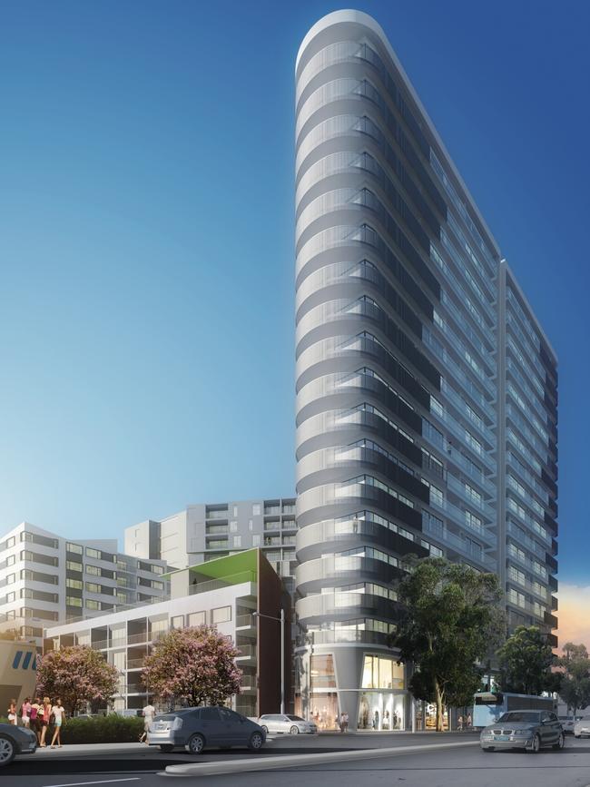 The highest building for the site will be 20 storeys, with the first three buildings totalling 365 units.