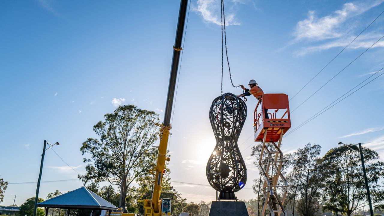 Kingaroy’s Big Peanut lands in Lions Park after four year journey | The ...