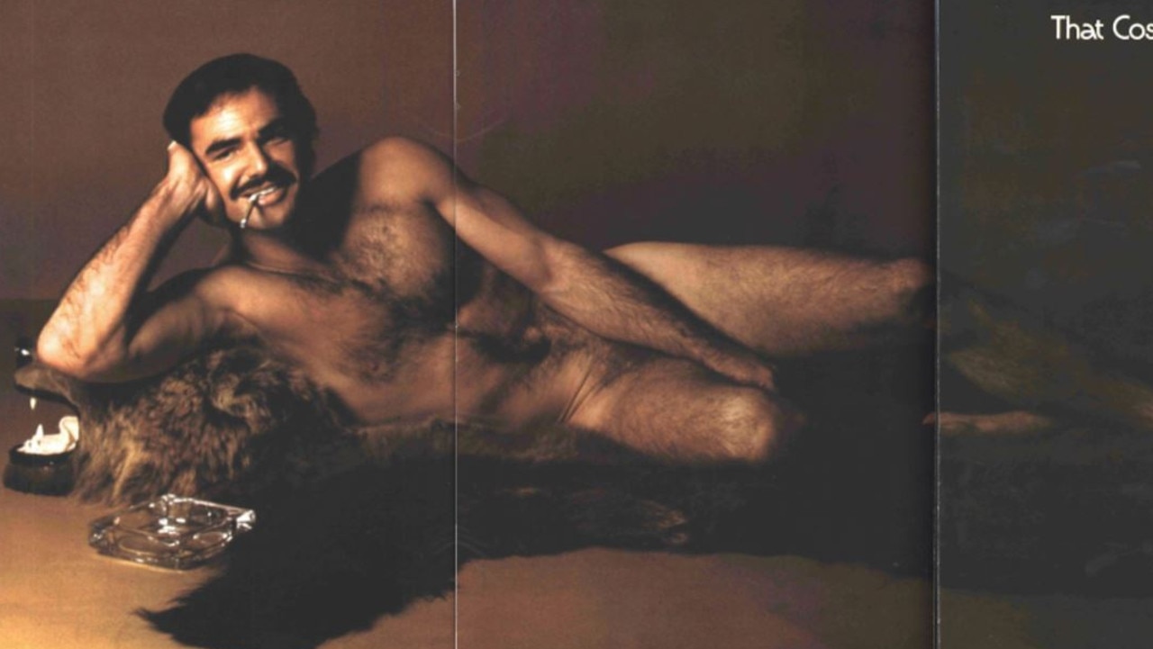 Burt Reynolds was the very first male centrefold to front Cosmopolitan in 1972. Picture: Supplied