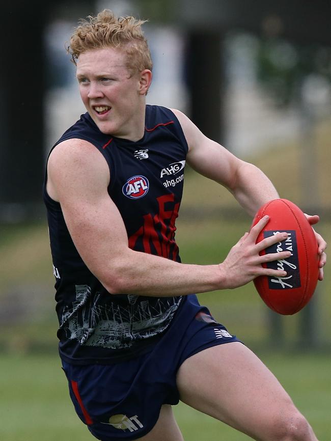 Clayton Oliver has had a brilliant pre-season. Picture: Wayne Ludbey