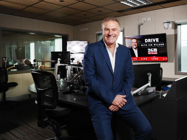 O’Keefe replaced Jim Wilson, who announced he was stepping down as host of 2GB Drive in November, 2022, to pursue other opportunities with Nine television. Picture: Richard Dobson