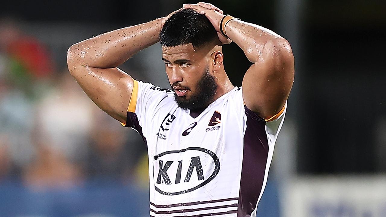 Payne Haas was observing Ramadan. (Photo by Mark Kolbe/Getty Images)