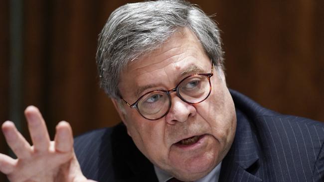 US Attorney-General William Barr. Picture: AP