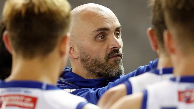 There are doubts Rhyce Shaw will be able to coach North Melbourne next season. Picture: Michael Willson/AFL Photos via Getty Images