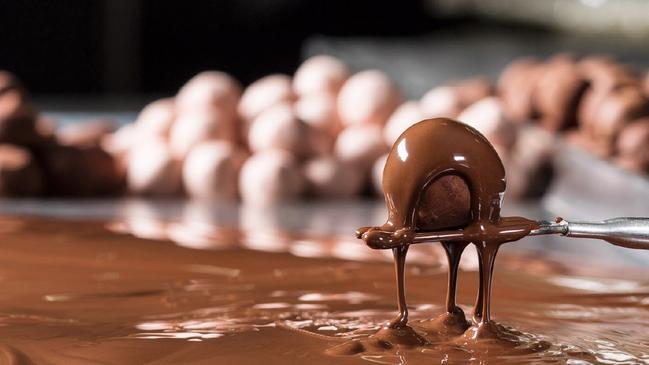 Learn how artisans make Australia's finest chocolate in the Haigh's factory tour.