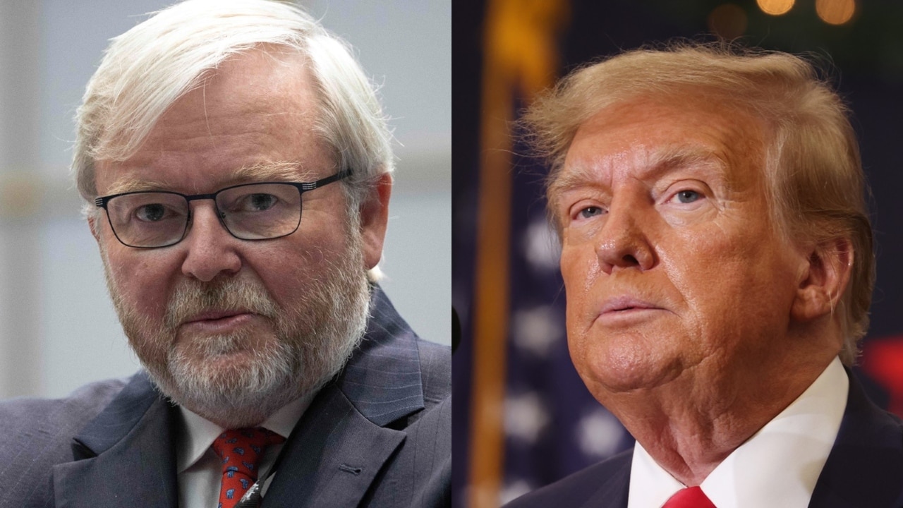 US Ambassador Kevin Rudd called Donald Trump 'village idiot, incompetent, incoherent'