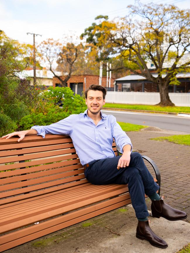 Jack Batty after winning the seat of Bragg. Picture: Morgan Sette