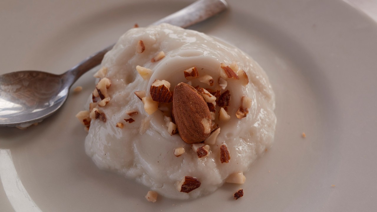 <h2><span>2. Biancomangiare&nbsp;</span></h2><p><span>In Ragusa, they love the traditional almond-based dessert, Biancomangiare. This silky-smooth pudding has a delicate flavour enhanced by lemon zest, vanilla and sometimes orange blossom water.&nbsp; In typical Italian style, it&rsquo;s popular for breakfast too, because why not have dessert for breakfast if you can?</span></p>