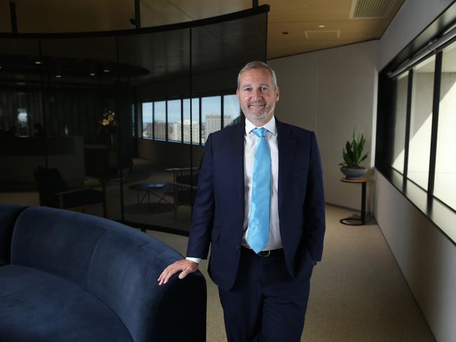 18/08/2023. Newly appointed chair of  Magellan Andrew Formica, photographed at their offices in Sydney. Britta Campion / The Australian