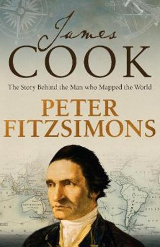 FitzSimons’ biography of Captain James Cook, a source of tension between him and Grant last year.