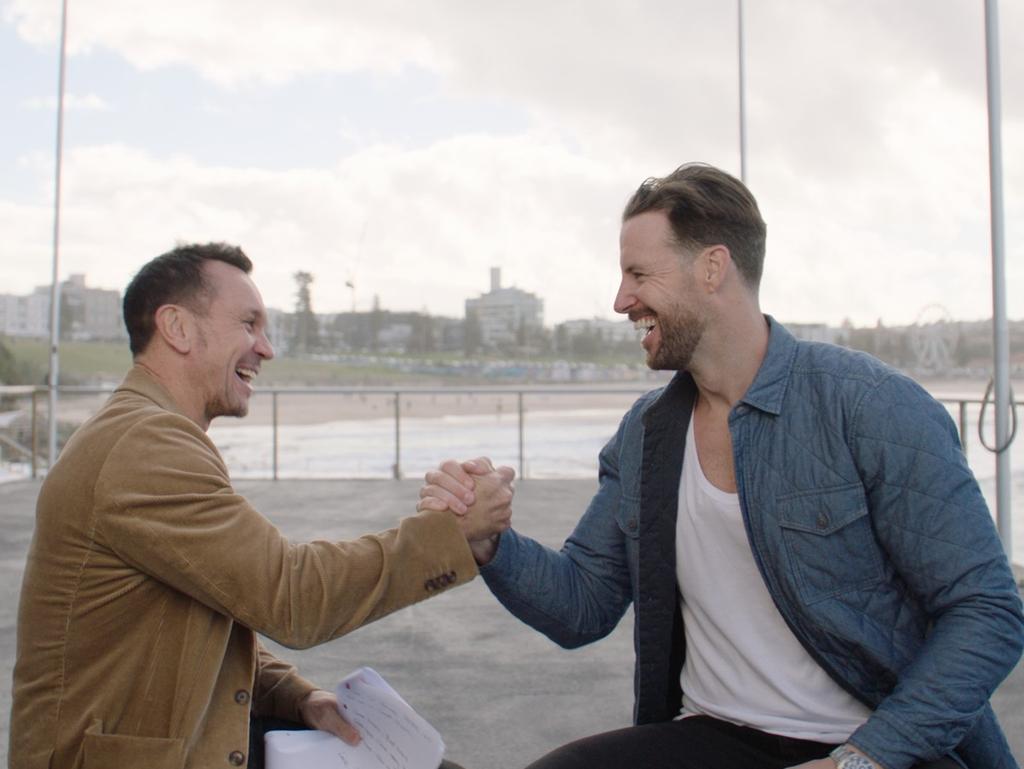 Matty Johns and James Magnussen launch Matty and the Missile in Paris podcast.