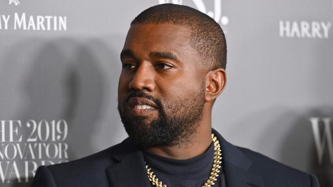 Kanye West appeared to concede defeat while hinting at a future run, tweeting: ‘KANYE 2024’. Picture: AFP