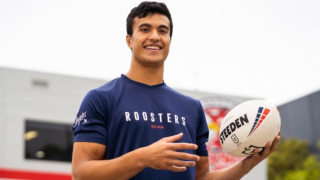 Sydney Roosters new signing Joseph Suaalii. Picture: Roosters Digital