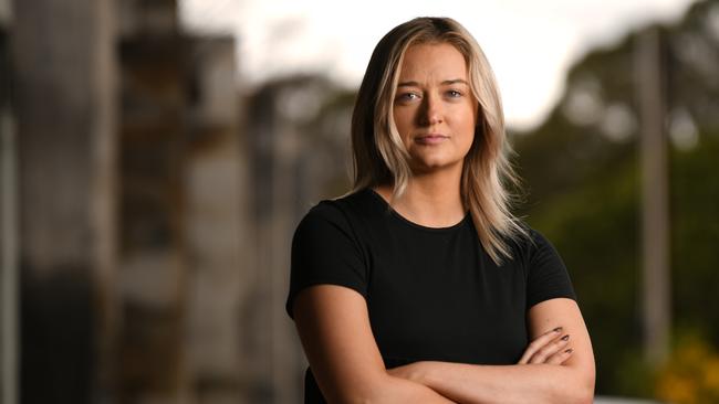 Hannah Bakurski had to replace her driver’s licence after she was affected by the Optus breach earlier this week. Picture: NCA NewsWire / Naomi Jellicoe