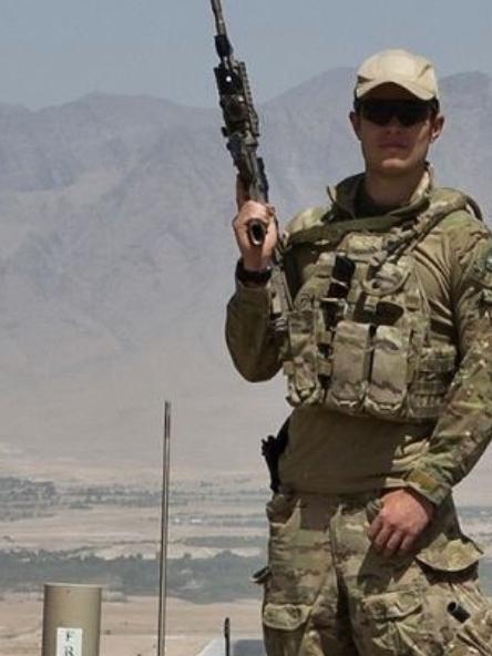 David Hill during his tours of Afghanistan.