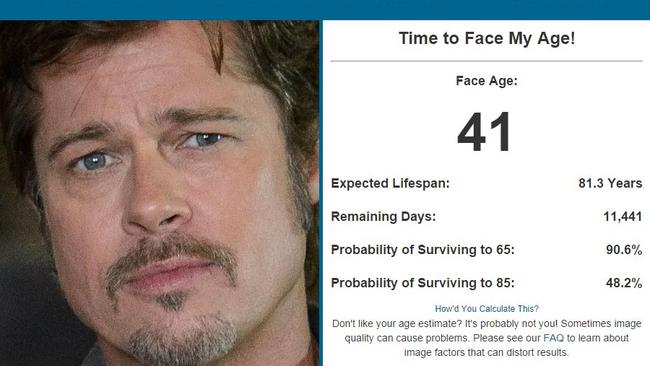 Youthful Brad Pitt, 50, looks an age-defying 41.