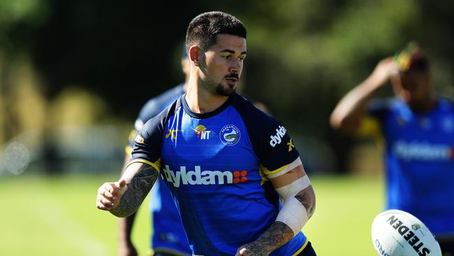 Nathan Peats linked to Parramatta Eels exit to solve salary cap crisis. Pic Brett Costello