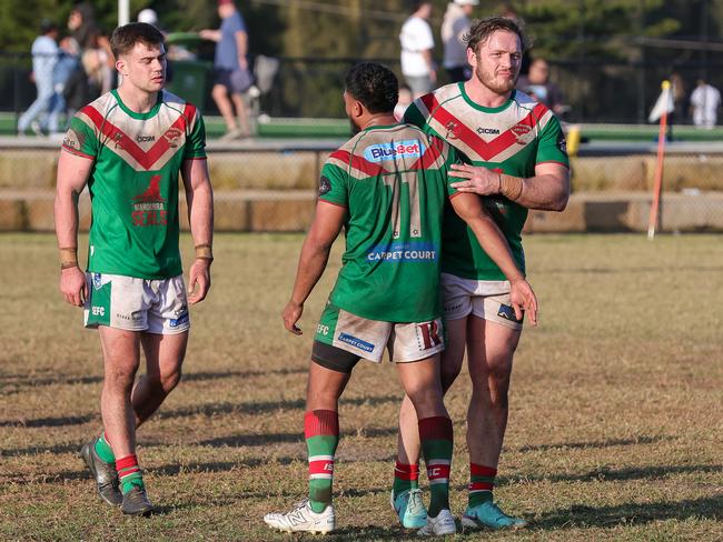 George Burgess and Mateo Tatola. Picture: Adam Wrightson Photography