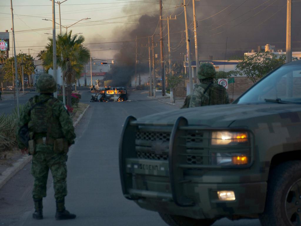 Ovidio Guzman was arrested in the northwestern city of Culiacan. Picture: Juan Carlos Cruz/AFP