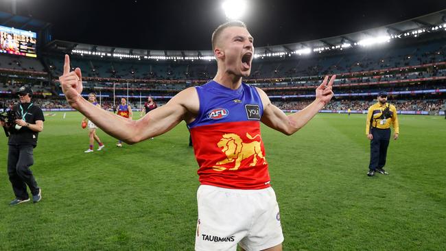 Darcy Wilmot of the Lions. Photo by Michael Willson/AFL Photos via Getty Images