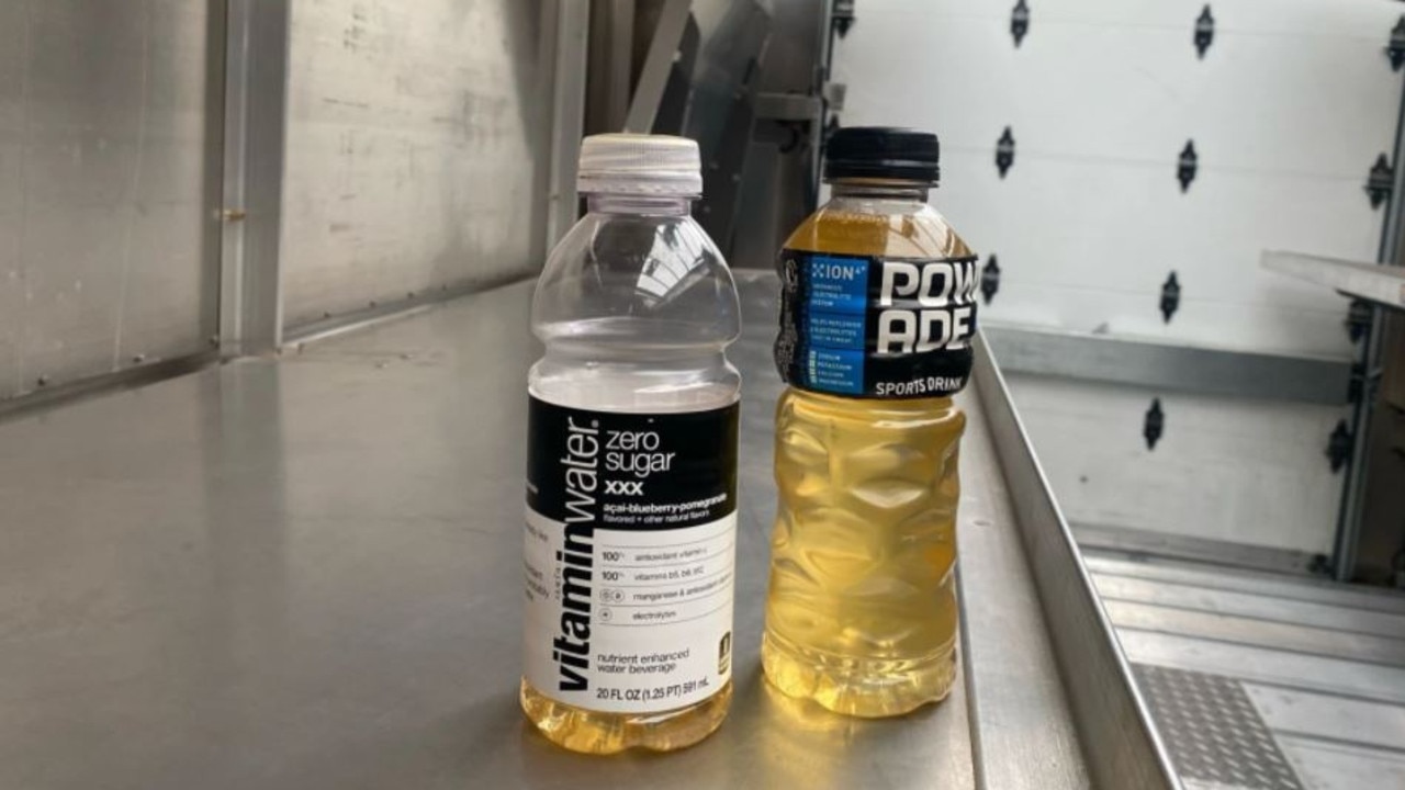 This image, obtained and verified by the outlet Motherboard, shows bottles used to urinate in by delivery drivers for Amazon.