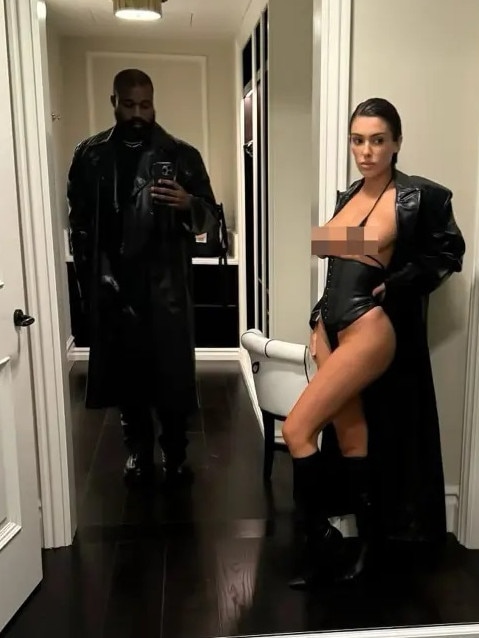 West has been posting a slew of racy pics of his wife in recent days. Picture: kanyewest/Instagram