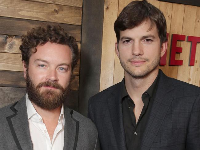 Danny Masterson with That 70s Show and The Ranch co-star Ashton Kutcher. Picture: Supplied