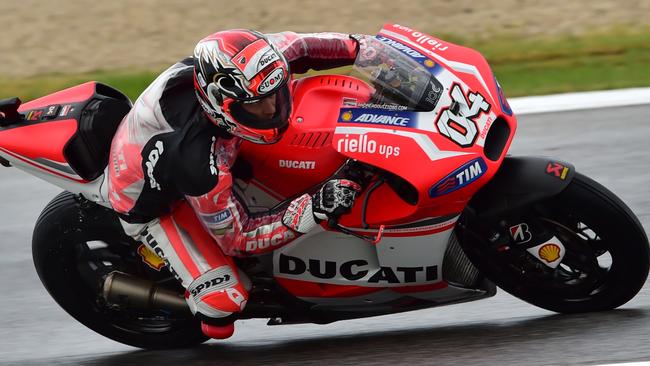 Andrea Dovizioso was quickest in San Marino.