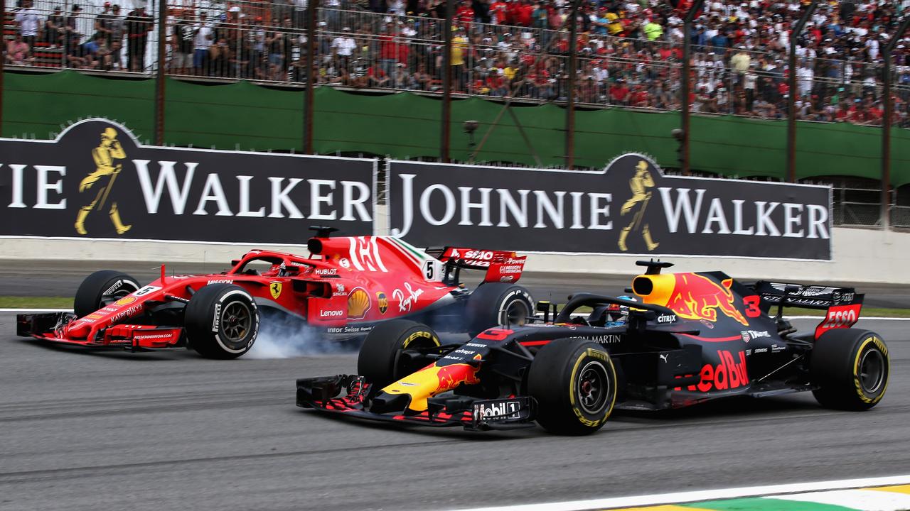 Daniel Ricciardo had some good battles but couldn’t pass Kimi Raikkonen.