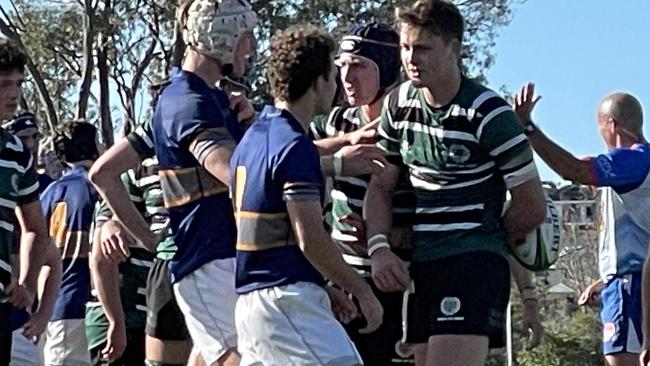 Brisbane Boys College were no push over today.