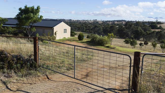 The property outside Young owned by Haisem Zahab, 42, raided by Australian Federal Police in February 2017, resulting in Zahab being arrested on numerous terrorism offences. Photo by Sean Davey.