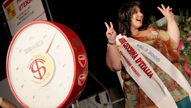 Italy names Angela Scognamiglio Miss Chubby