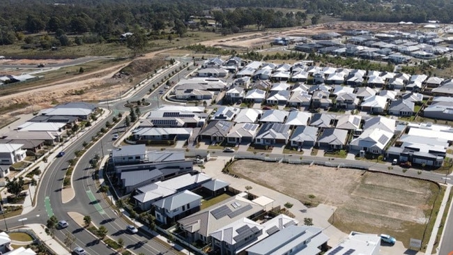 A housing estate in Logan: The area was one that topped the country's list of hotspots for building approvals in 2021. PHOTO: Logan Housing Study.