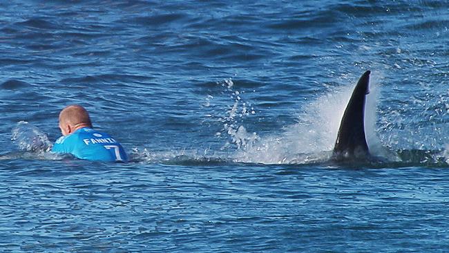 Australian surfer Mick Fanning being attacked by a shark during the JBay Open in Jeffreys Bay, South Africa, Sunday, July 19, 2015. Pic: AAP