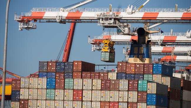 The nation’s stevedoring industry posted operating profit margins of 24.9 per cent. Picture: Paul Jeffers