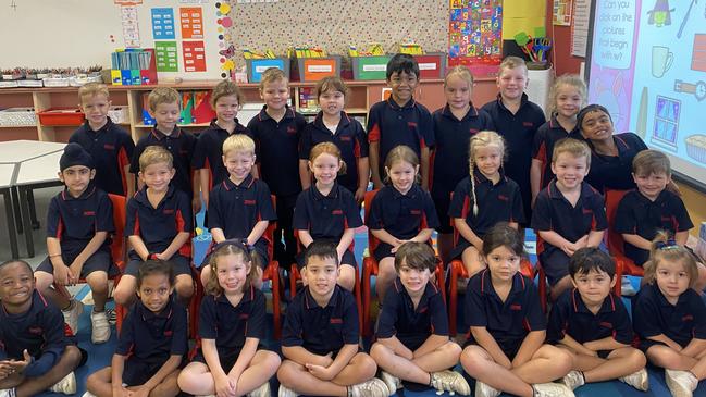 Parklands Christian College Prep W: Back row: River, Bailey, Ashlee, Henry, Elladee, Aarav, Grace, Griffin, Mackenzie and Ethan. Middle row: Rabab, Jesiah, Luka, Ebony, Adelayde, Stella, Zachary and Arlo. Front row: Isaac, Gloria, Alana, Hunter, Theo, Isabel, James and Amelia. PHOTO: Penelope Pelecas