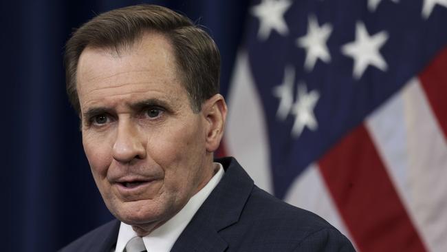 Pentagon Press Secretary John Kirby confirms recent shipments of American weapons and supplies to the Ukrainians. Picture: Kevin Dietsch/Getty