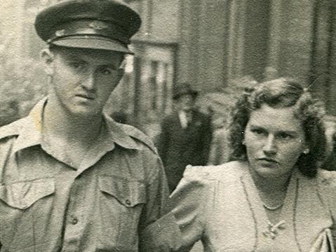 Dudley and Joan Doherty during their courting days in Sydney.