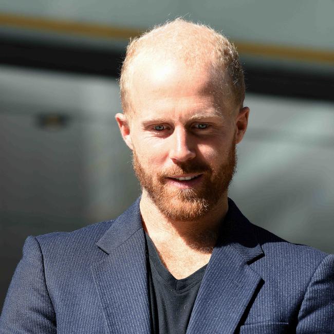 Patrick Hanly is seen leaving the Downing Centre Courts, in Sydney. Picture: NCA NewsWire/Bianca De Marchi