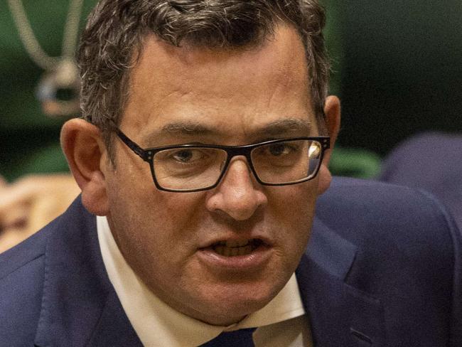 MELBOURNE, AUSTRALIA - NewsWire Photos February 10th, 2022: General coverage of parliament Question Time inside Victorian Parliament house in Melbourne. Victorian Premier Daniel Andrews.Picture: NCA NewsWire / Wayne Taylor