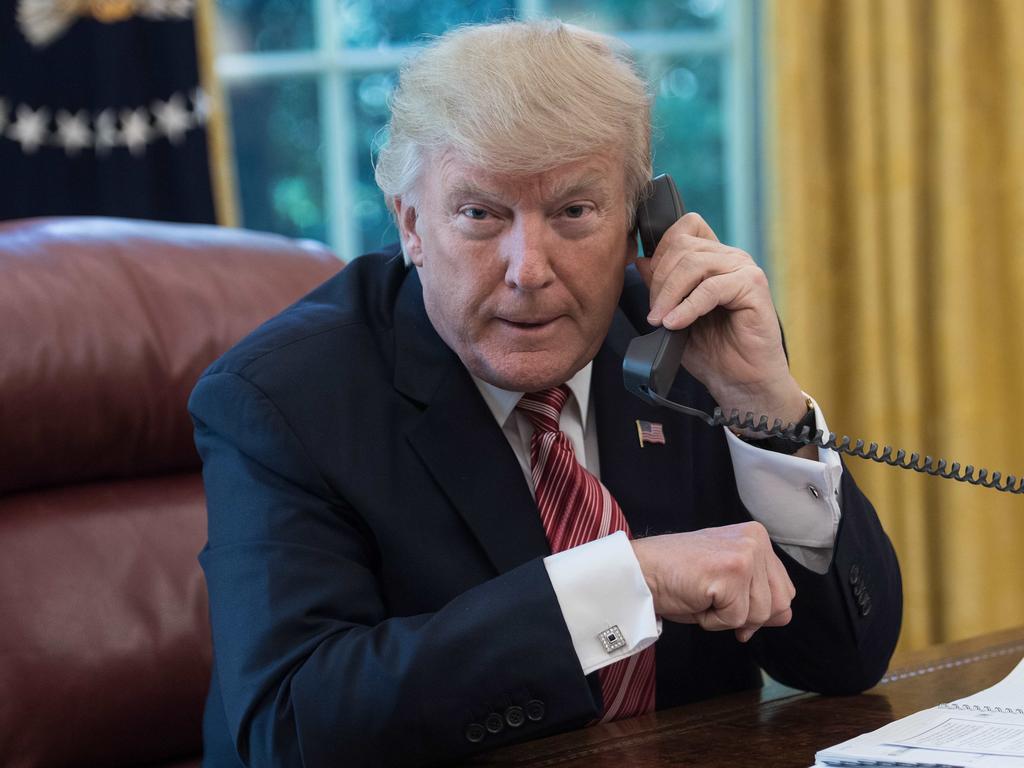 US President Donald Trump says he is aware that Australia has been calling on trade tariffs. Picture: Nicholas Kamm / AFP