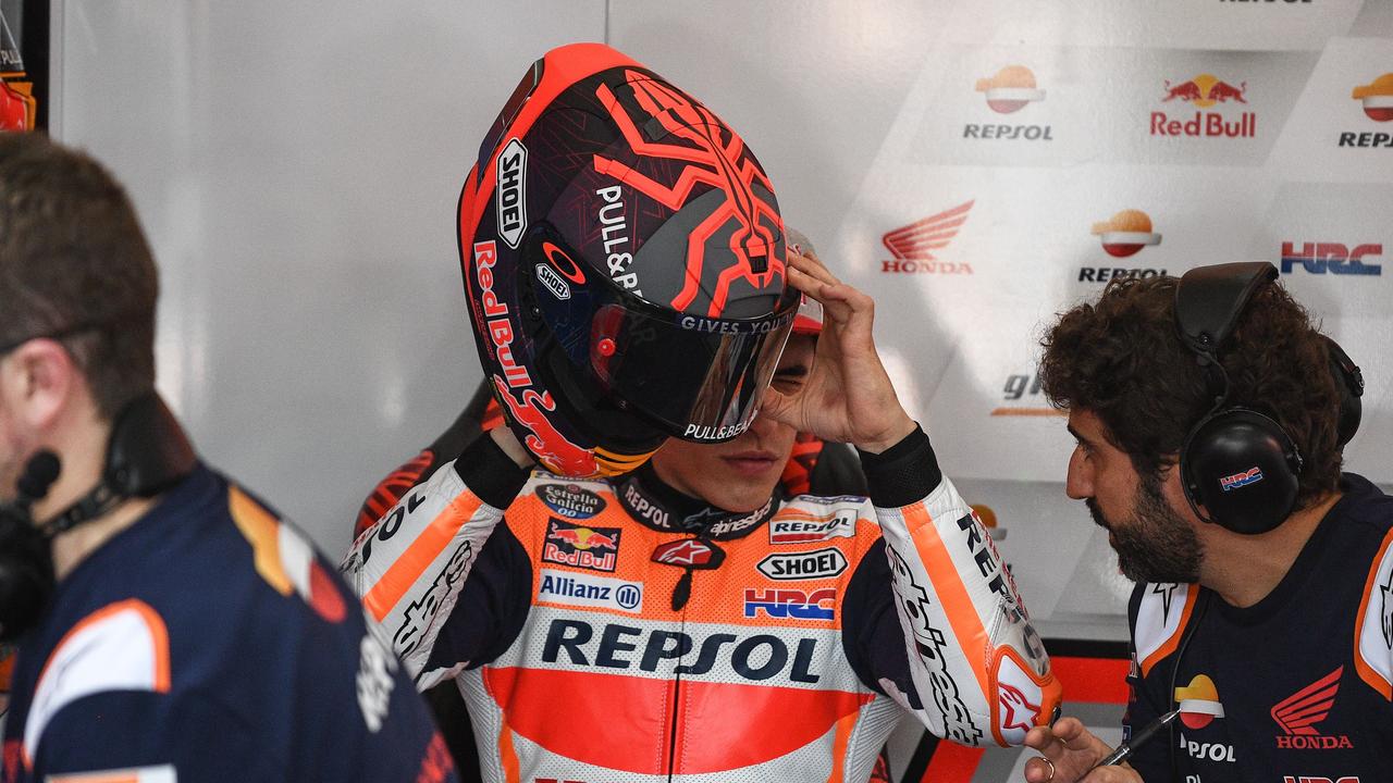 Physically, Marc Marquez isn’t in a good way following shoulder surgery.