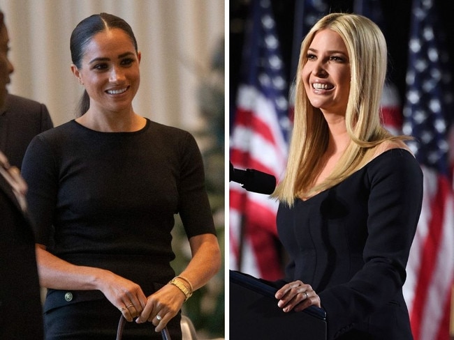 Meghan Markle fan-girled over former first daughter Ivanka Trump before embarking on royal life, a new book reports.